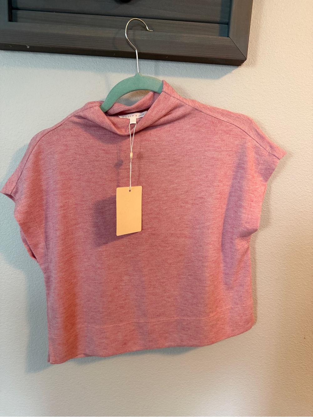 Entro Women’s Short Sleeve Top - Pink Heather